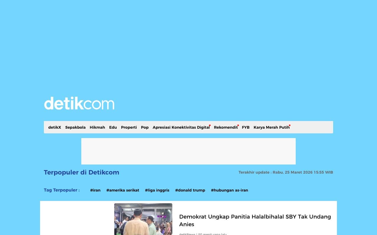 Detik - section "Terpopuler di Detikcom"